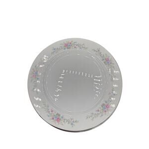 set of 5 Vtg Florenteen Fine China dinner Plates Fantasia Pattern Made in Japan